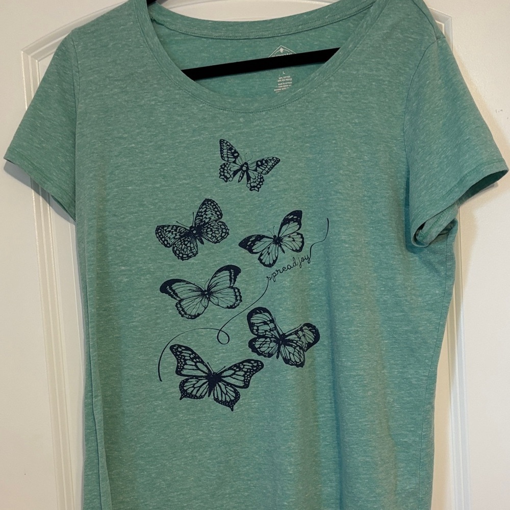 St. John's Bay Teal Heather T-Shirt